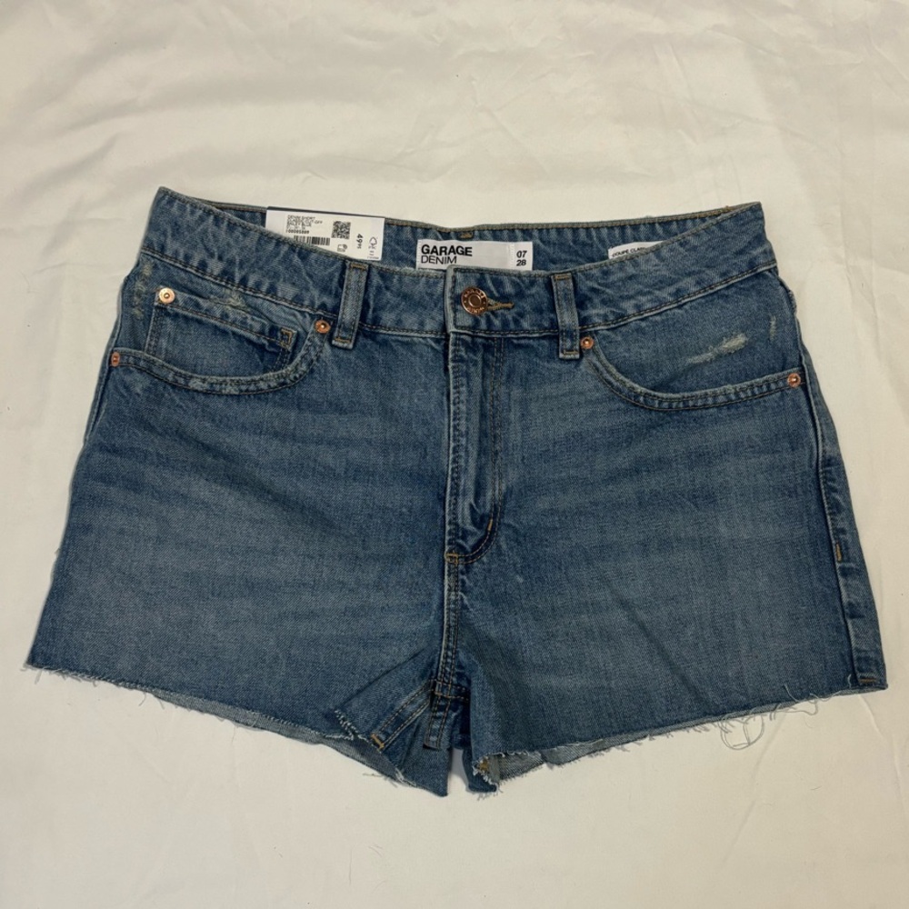 Garage Classic Cutoff Women's Blue Denim Shorts